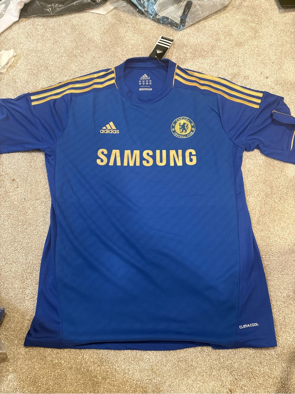 Mens adidas Chelsea soccer Jersey retro Frank lampard kit slim fit